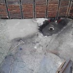 Zmíněná úprava základové spáry betonovou směsí